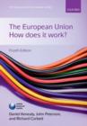 The European Union: How Does it Work? - Book