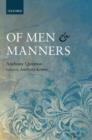 Of Men and Manners : Essays Historical and Philosophical - Book