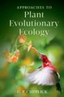 Approaches to Plant Evolutionary Ecology - Book
