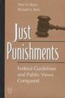 Just Punishments : Federal Guidelines and Public Views Compared - Book