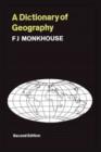 A Dictionary of Geography - Book