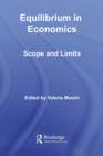 Equilibrium in Economics : Scope and Limits - eBook