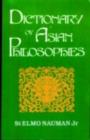 Dictionary of Asian Philosophies - eBook