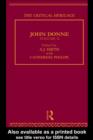 John Donne: The Critical Heritage : Volume II - eBook