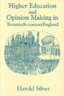 Higher Education and Policy-making in Twentieth-century England - eBook