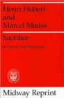 Sacrifice : Its Nature and Functions - Book