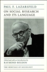 On Social Research and Its Language - Book