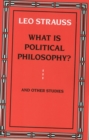 What is Political Philosophy? - Book