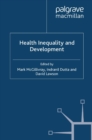 Health Inequality and Development - eBook