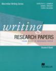 Writing Research Papers - Book