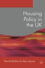 Housing Policy in the UK - eBook