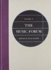 The Music Forum - Book