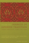 Sources of Japanese Tradition : From Earliest Times to 1600 - Book