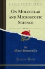 On Molecular and Microscopic Science - eBook
