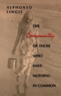 The Community of Those Who Have Nothing in Common - Book