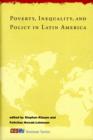Poverty, Inequality, and Policy in Latin America - Book