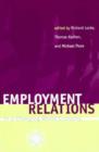 Employment Relations in a Changing World Economy - Book