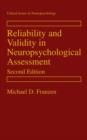 Reliability and Validity in Neuropsychological Assessment - Book