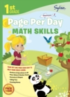 1st Grade Page Per Day: Math Skills : Math Skills # Numbers and Operations to 20, Place Values and Number Sense, Geometry and Shapes, Telling Time, and Counting Money - Book