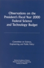Observations on the President's Fiscal Year 2000 Federal Science and Technology Budget - eBook