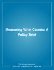 Measuring What Counts : A Policy Brief - eBook