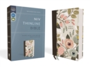 NIV, Thinline Bible, Cloth over Board, Floral, Red Letter, Comfort Print - Book