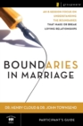 Boundaries in Marriage Participant's Guide - Book
