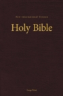NIV, Pew and Worship Bible, Large Print, Hardcover, Burgundy - Book