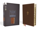 NASB, Thinline Bible, Large Print, Leathersoft, Brown, Red Letter, 1995 Text, Thumb Indexed, Comfort Print - Book
