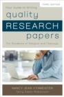 Quality Research Papers : For Students of Religion and Theology - eBook