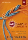 40 Days of Community Video Study : What on Earth Are We Here For? - Book