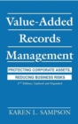 Value-Added Records Management : Protecting Corporate Assets, Reducing Business Risks - eBook