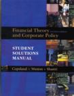 Student Solutions Manual for Financial Theory and Corporate Policy - Book