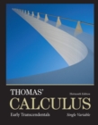 Thomas' Calculus : Early Transcendentals, Single Variable - Book