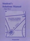 Student's Solutions Manual for College Algebra and Trigonometry : A Unit Circle Approach - Book