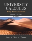 University Calculus : Early Transcendentals, Multivariable - Book
