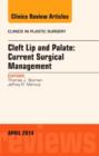 Cleft Lip and Palate: Current Surgical Management, An Issue of Clinics in Plastic Surgery - Book