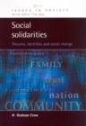 SOCIAL SOLIDARITIES - Book