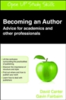 Becoming an Author: Advice for Academics and Other Professionals - Book