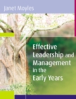 Effective Leadership and Management in the Early Years - eBook