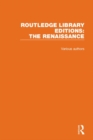 Routledge Library Editions: The Renaissance - Book