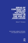 Ideas of Contract in English Political Thought in the Age of John Locke - Book