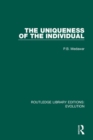 The Uniqueness of the Individual - Book