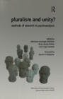 Pluralism and Unity? : Methods of Research in Psychoanalysis - Book