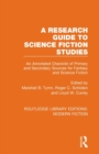 A Research Guide to Science Fiction Studies : An Annotated Checklist of Primary and Secondary Sources for Fantasy and Science Fiction - Book