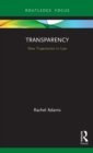 Transparency : New Trajectories in Law - Book