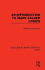 An Introduction to Many-valued Logics - Book