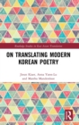 On Translating Modern Korean Poetry - Book