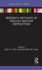 Research Methods in English Medium Instruction - Book