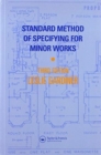 Standard Method of Specifying for Minor Works - Book